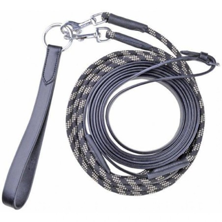 Rênes allemandes, corde et cuir Poney