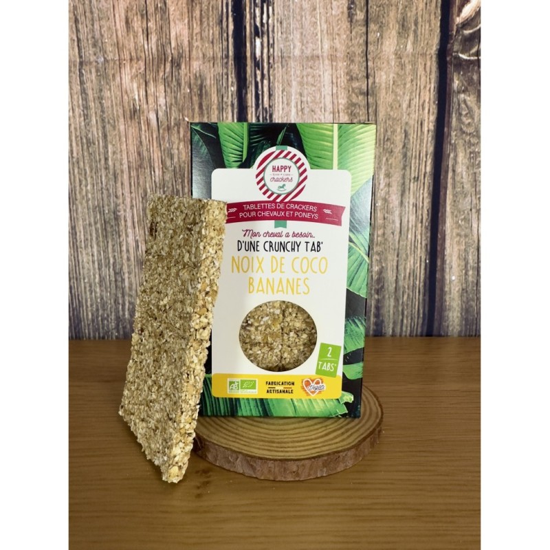 Tabs' Bananes Noix de coco HAPPY CRACKERS Tabs' Bananes Noix de coco HAPPY CRACKERS